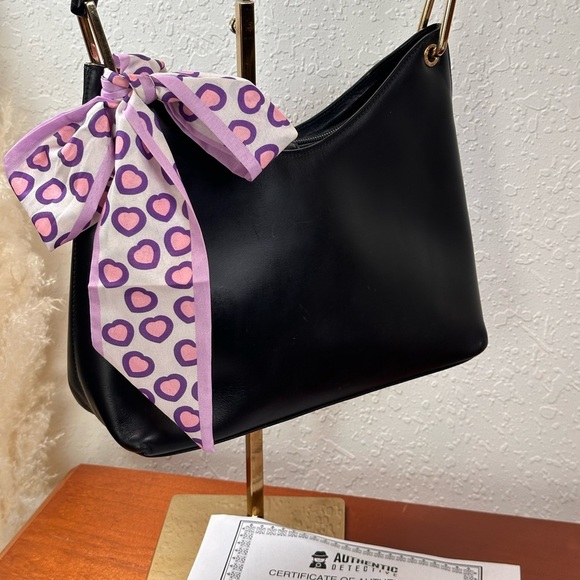 GUCCI Vintage Hand Bag 2 way Bamboo
Black Leather Authentic - Picture 7 of 16